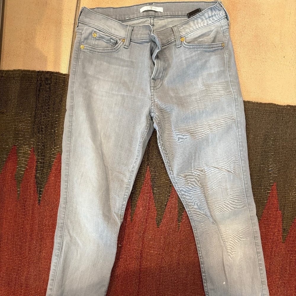 7 For All Mankind - LIGHT GREY size 29 (run small) JEANS